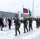 В Подмосковье состоялась церемония встречи российских десантников из состава миротворческого контингента ОДКБ, выполнявшего задачи в Республике Казахстан