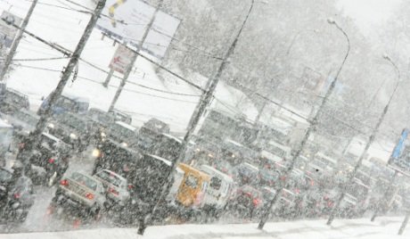 Пробки из-за снегопада Екатеринбург, Пробки из-за снегопада, Уборка снега в екатеринбурге