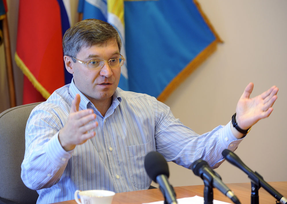 Владимир Якушев, кандидат на пост губернатора Тюменской области на выборах-2014